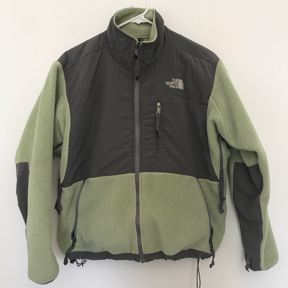 Vintage North Face Fleece Jacket Mint Green Small